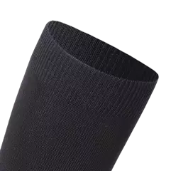Black Bamboo Sock Rib