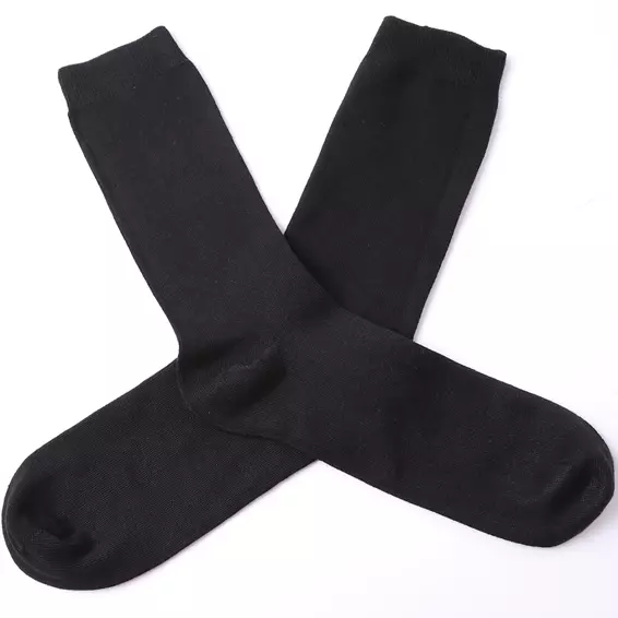 Pair of Black Bamboo Socks