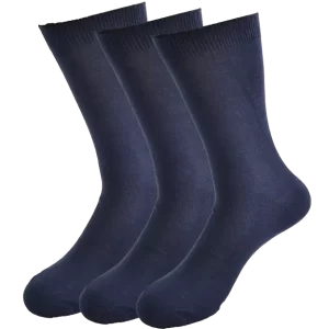 3 Navy Bambus Strømper