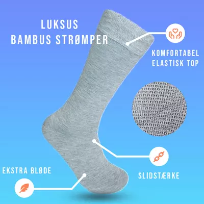 Fordelene ved grå luksus bambus strømper